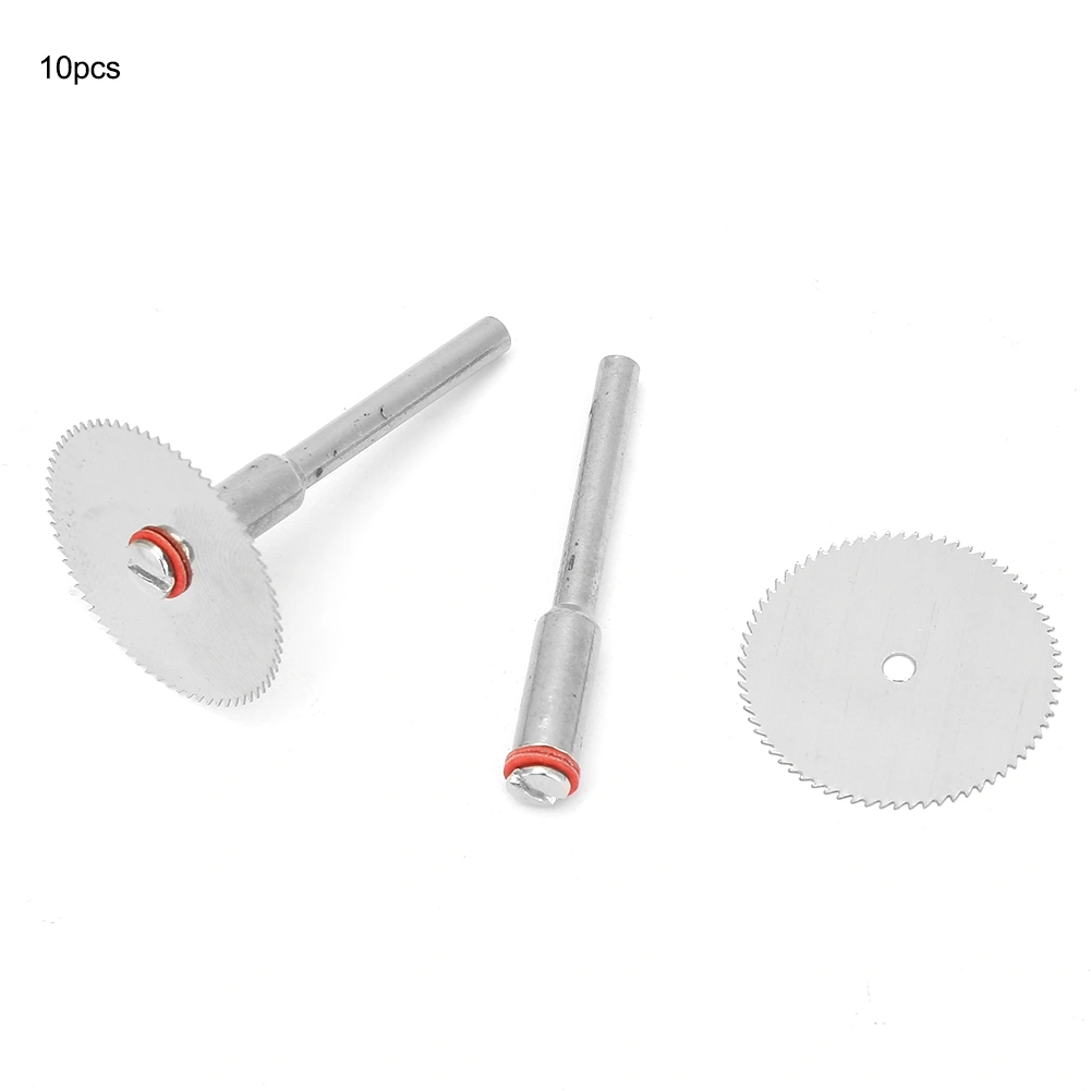 10Pcs Stainless Steel Saw Blade Cutting Wheel Disc Electric Grinder Accessories(#4)