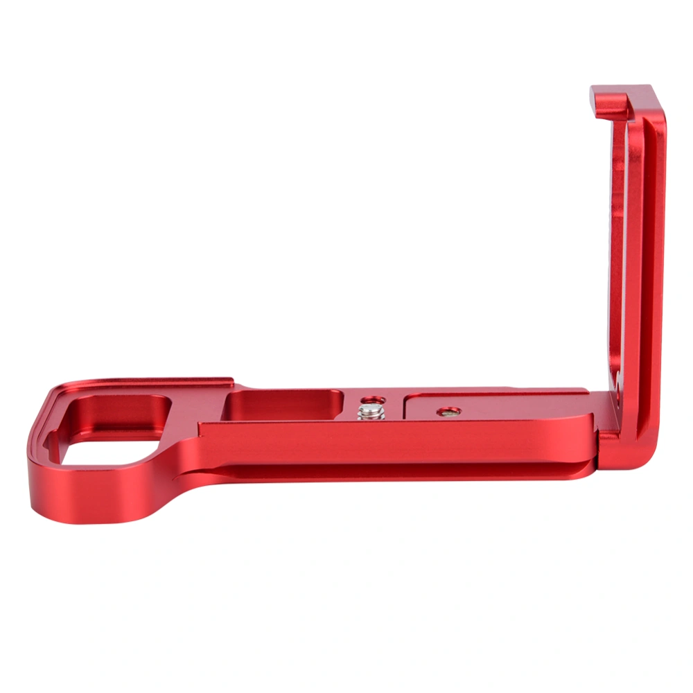 Quick Release QR L-Shaped Camera Bracket Vertical Grip for Sony A7M3/A7R3/A9 Red