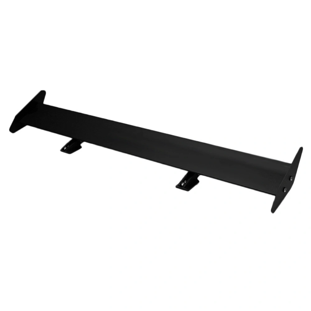 Car Rear Trunk Tail Wing Racing Spoiler Lightweight Aluminium Alloy (Black)