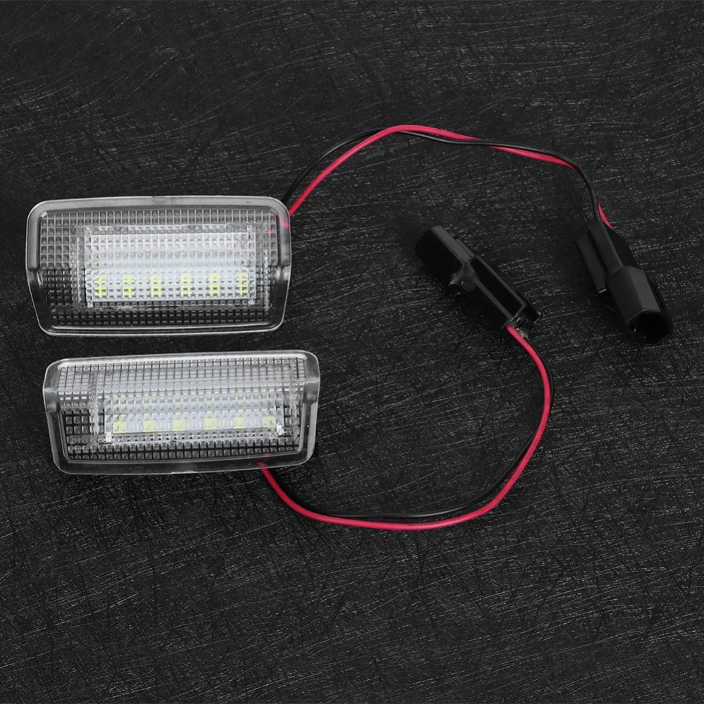 1Pair Car Door Warning Light Anti-collid LED Opened Lamp Kit for Toyota Lexus