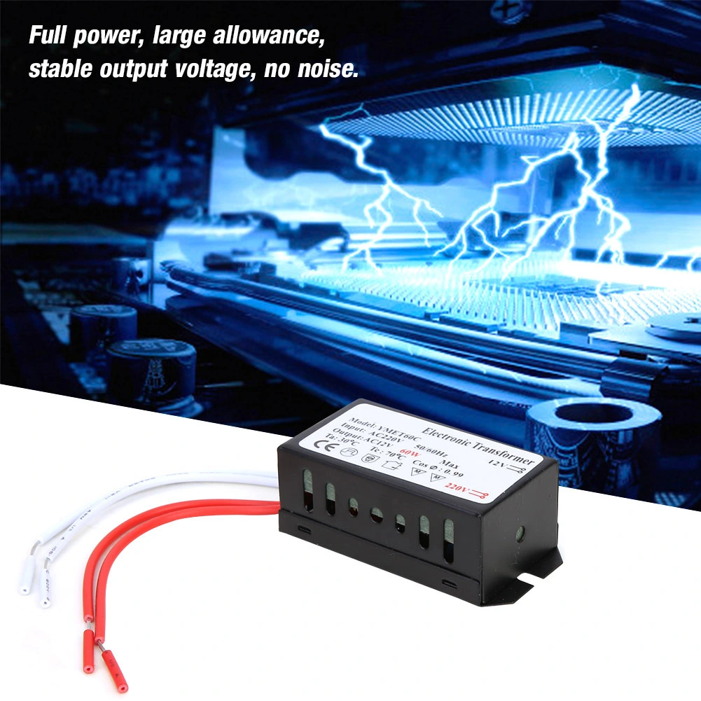 220V to 12V Electronic Transformer Voltage Converter Smart Power Supply Driver (60W)