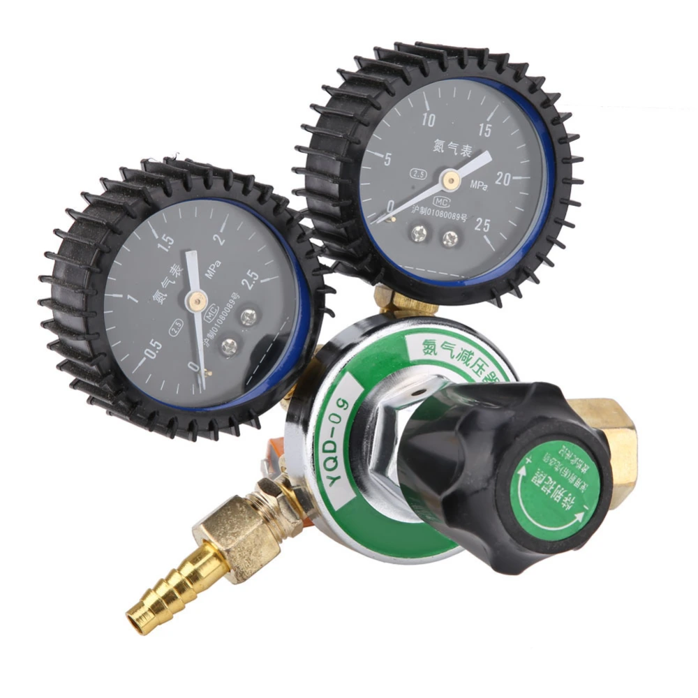 YQD-09 Zinc Alloy Nitrogen Pressure Reducer Welding Regulator Gauge G5/8