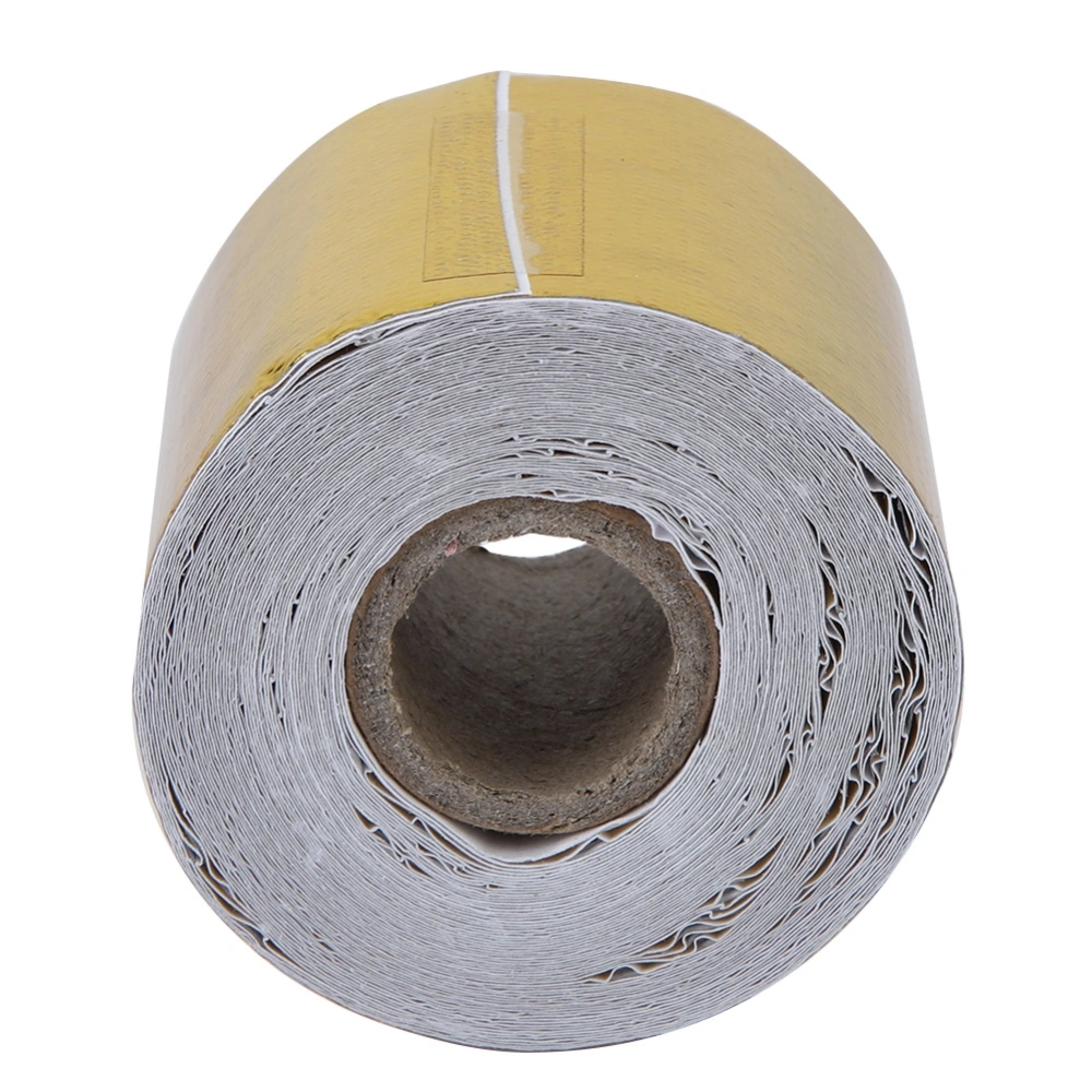 1 Roll Golden Car Aluminum Foil Adhesive Reflective Heat Shield Wrap Tape (10m * 5cm)