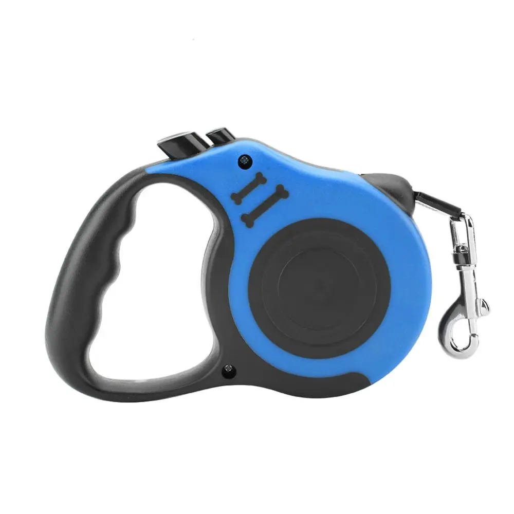 Pet Retractable Automatic Winding Rope Dogs Walking Traction Leash (Blue)