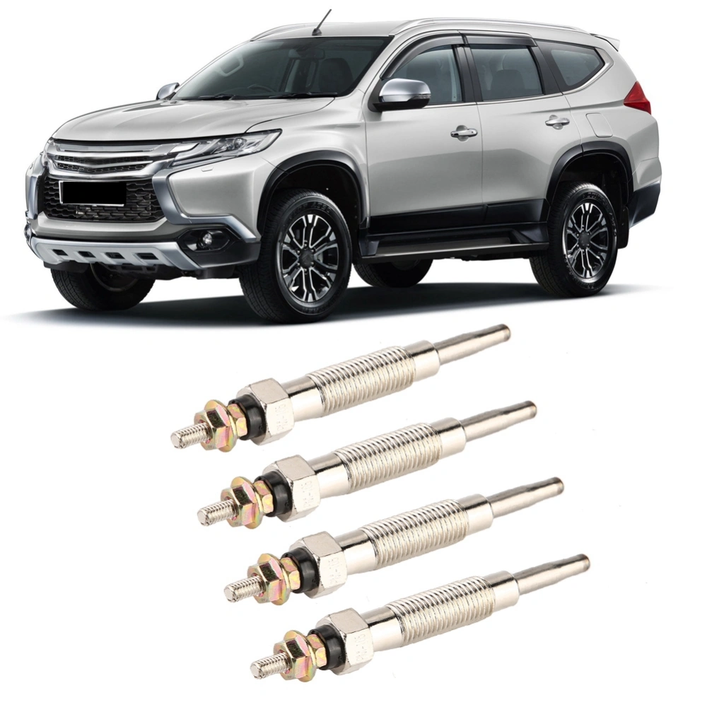 4pcs Diesel Heater Glow Plugs for MITSUBISHI PAJERO SHOGUN 1994-1999 2.8 TD