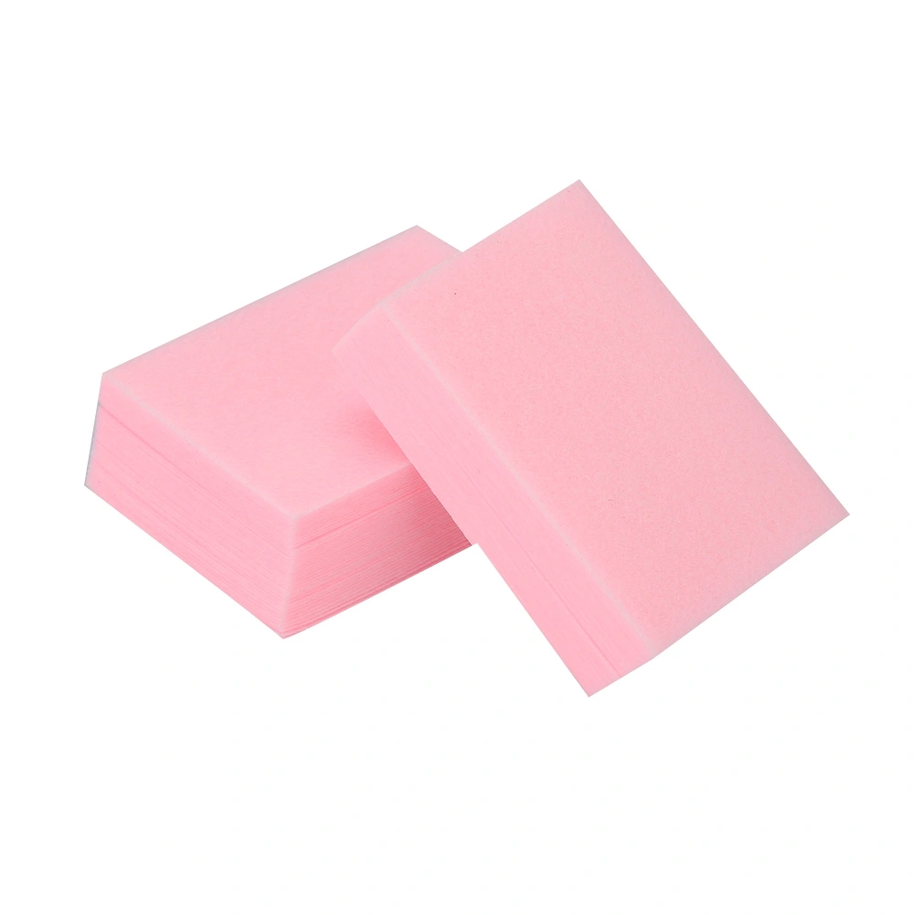 630Pcs Disposable Hard Cotton Pads Nail Polish Remover Wipes Makeup Cleaner Cotton Wipes Pink