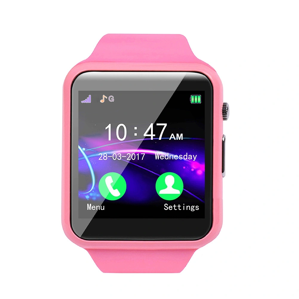 1.54-inch Children's Touch Screen Bluetooth Smart Watch Support SIM TF Card for Android(Pink)
