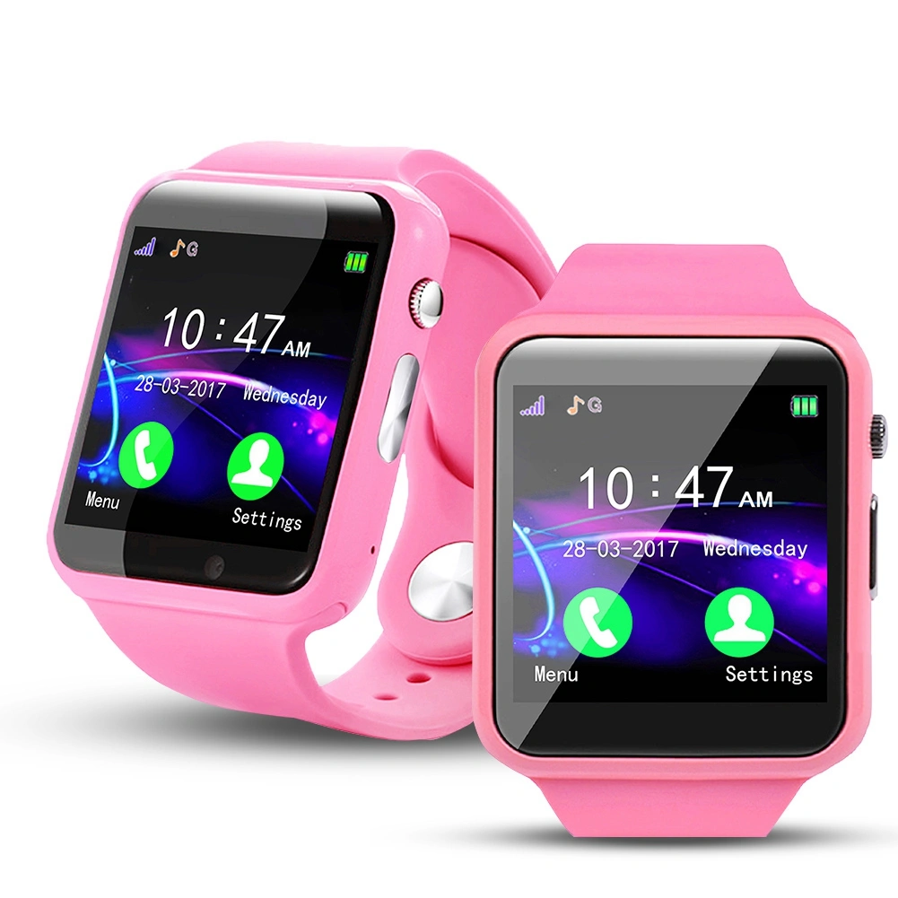 1.54-inch Children's Touch Screen Bluetooth Smart Watch Support SIM TF Card for Android(Pink)