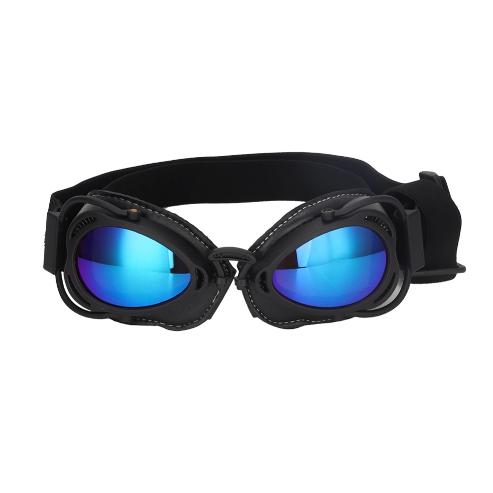 Foldable Large Dog UV Goggles Sunglasses Pet Decorations Eyes Protective Accessories Black