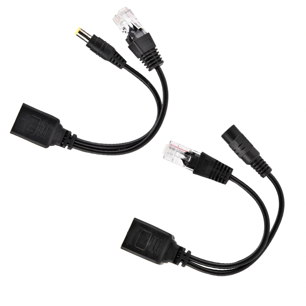 5 Pairs 12V Passive Power Over Ethernet Adapter POE Cable Splitter For Network Power Camera