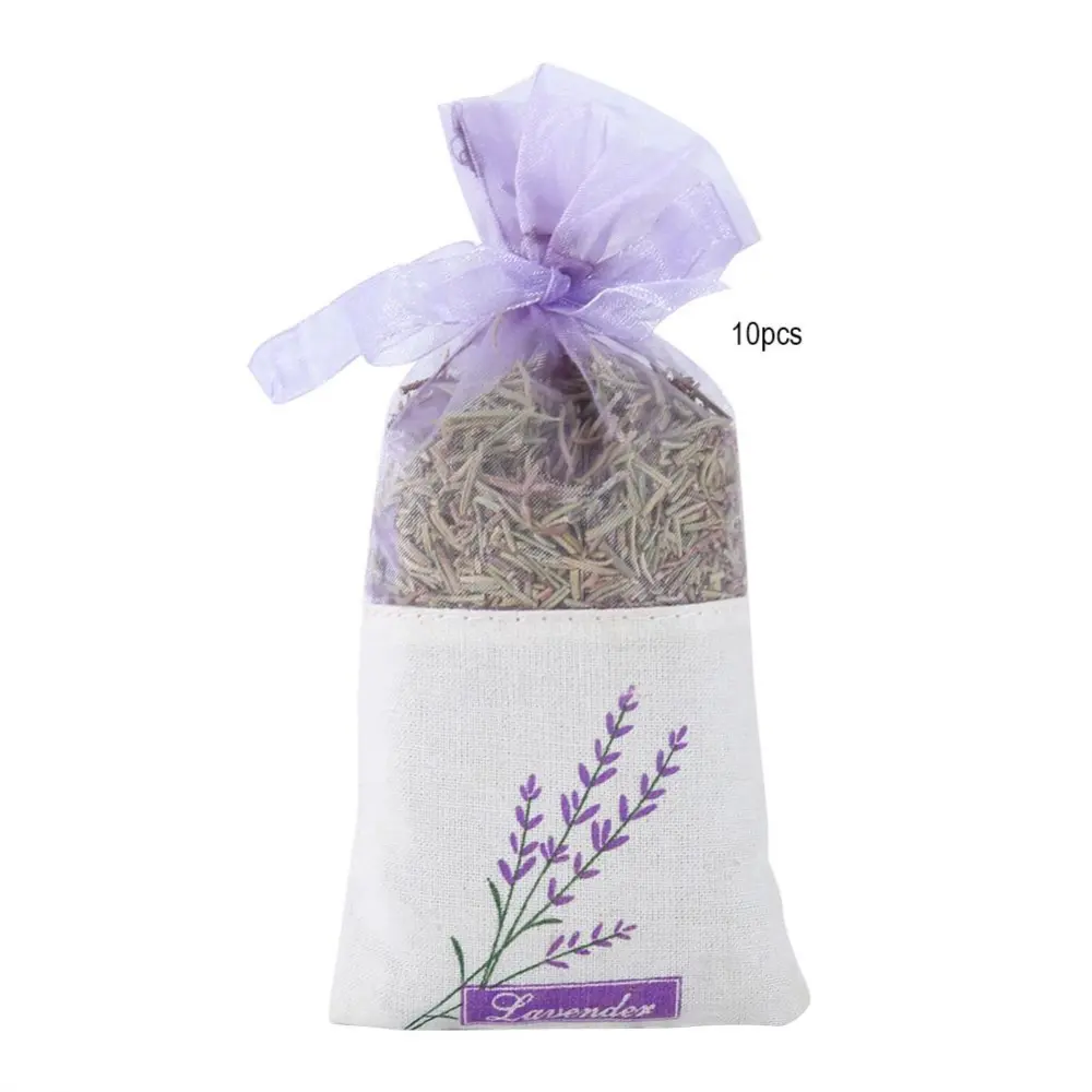 10pcs Dried Flowers Hanging Aroma Bag Sachet Air Deodorant Wardrobe Aroma Bag