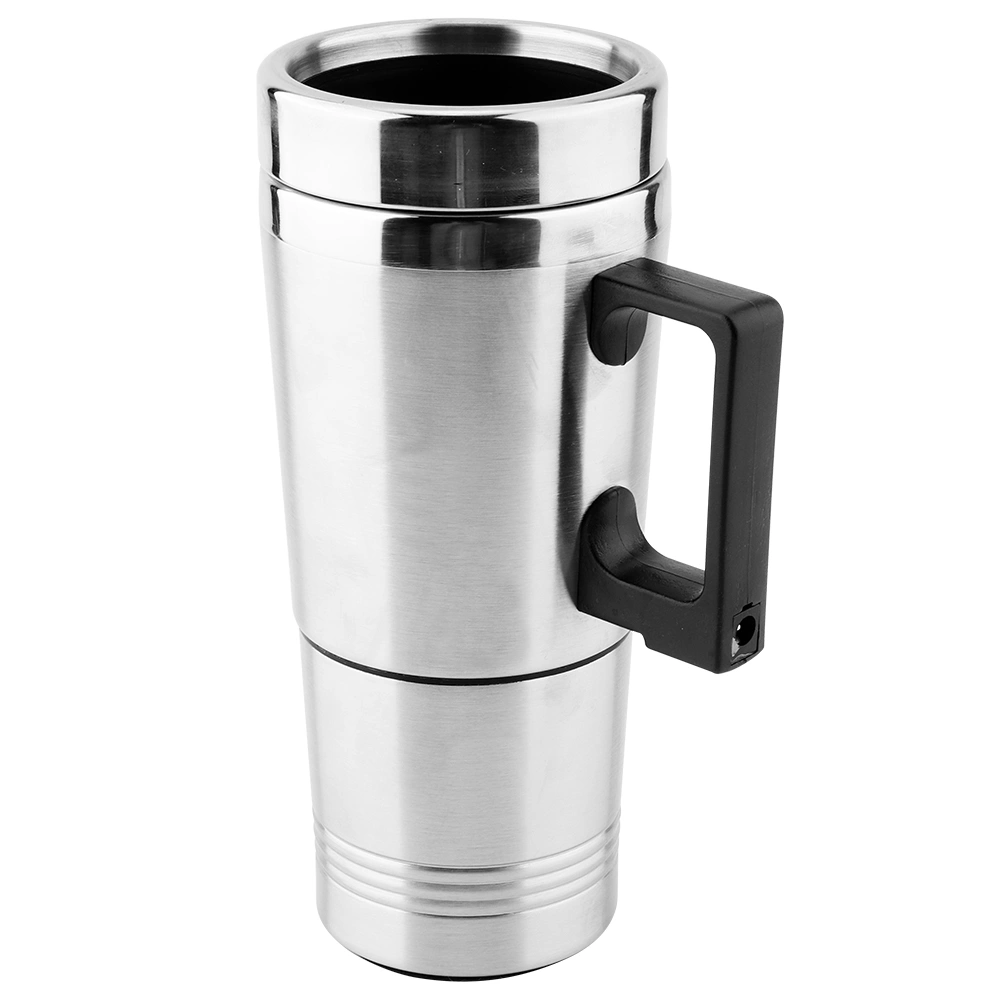 12V Electric Kettle 350ML + 150ML Stainless Steel Water Heating Cup Vacuum Cup for Milk Coffee