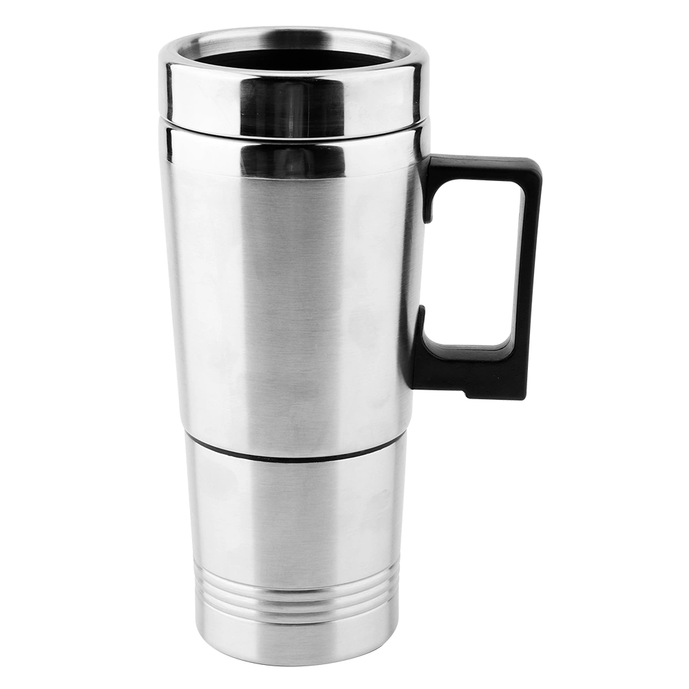 12V Electric Kettle 350ML + 150ML Stainless Steel Water Heating Cup Vacuum Cup for Milk Coffee