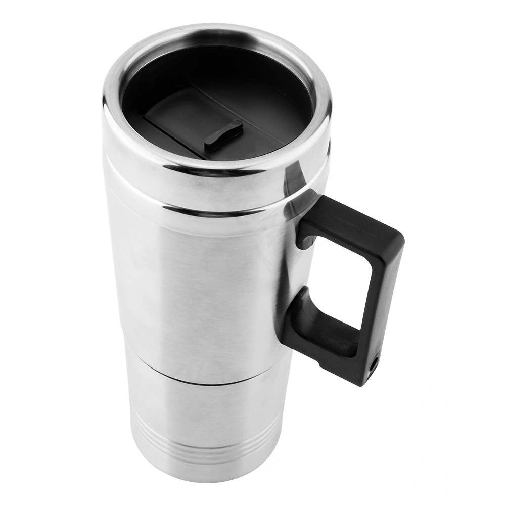 12V Electric Kettle 350ML + 150ML Stainless Steel Water Heating Cup Vacuum Cup for Milk Coffee