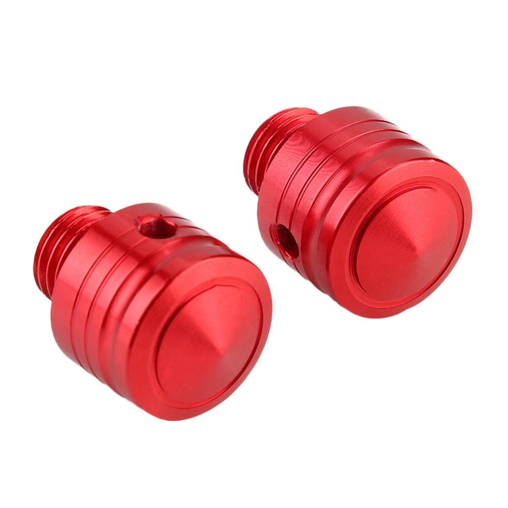 Universal Motorcycle Scooter Rear View Mirror Mounting Screw M10*1.25 Red