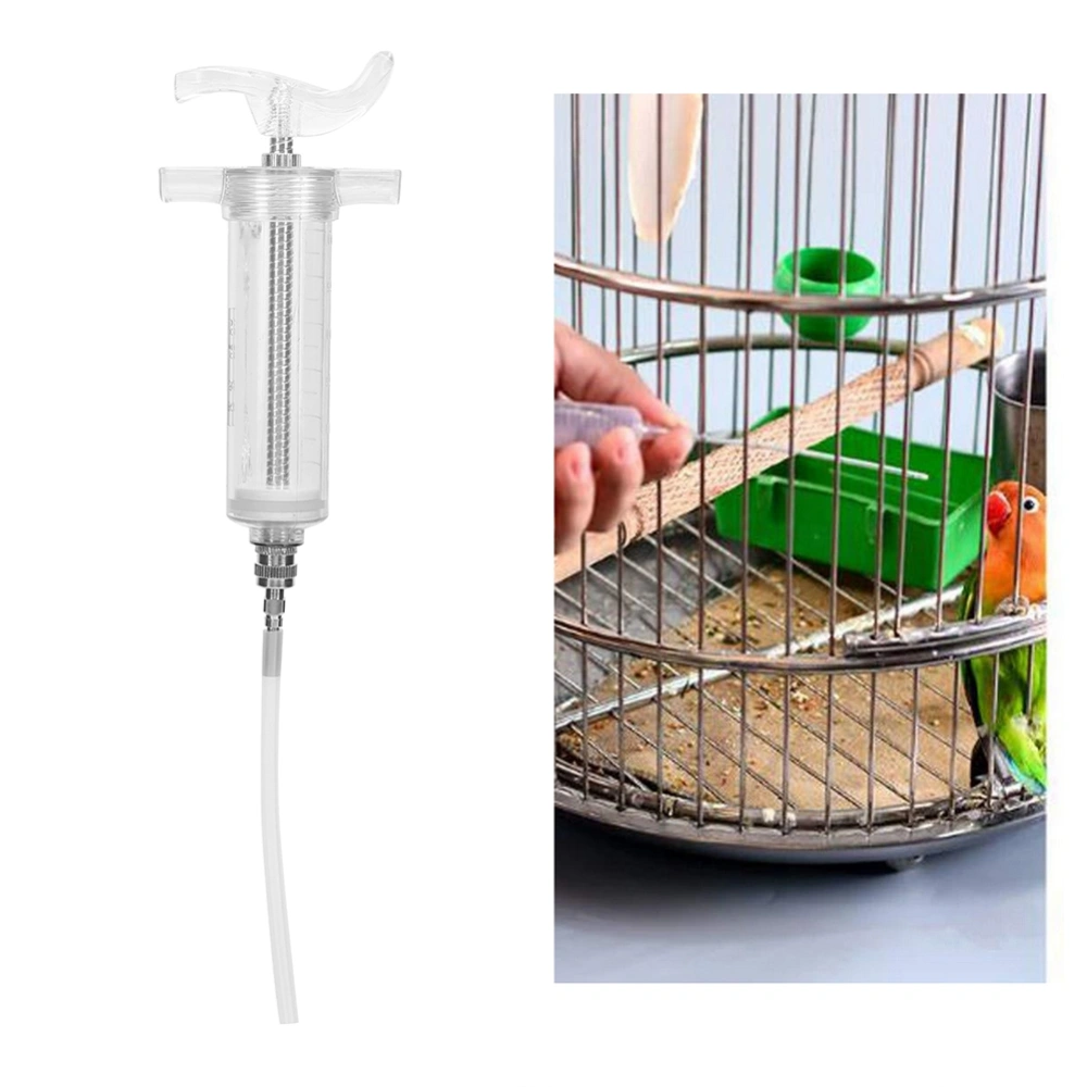 Birds Parrot Hand Feeding Crop Syringe Epidemic Prevention Treatment Injector(50ml)