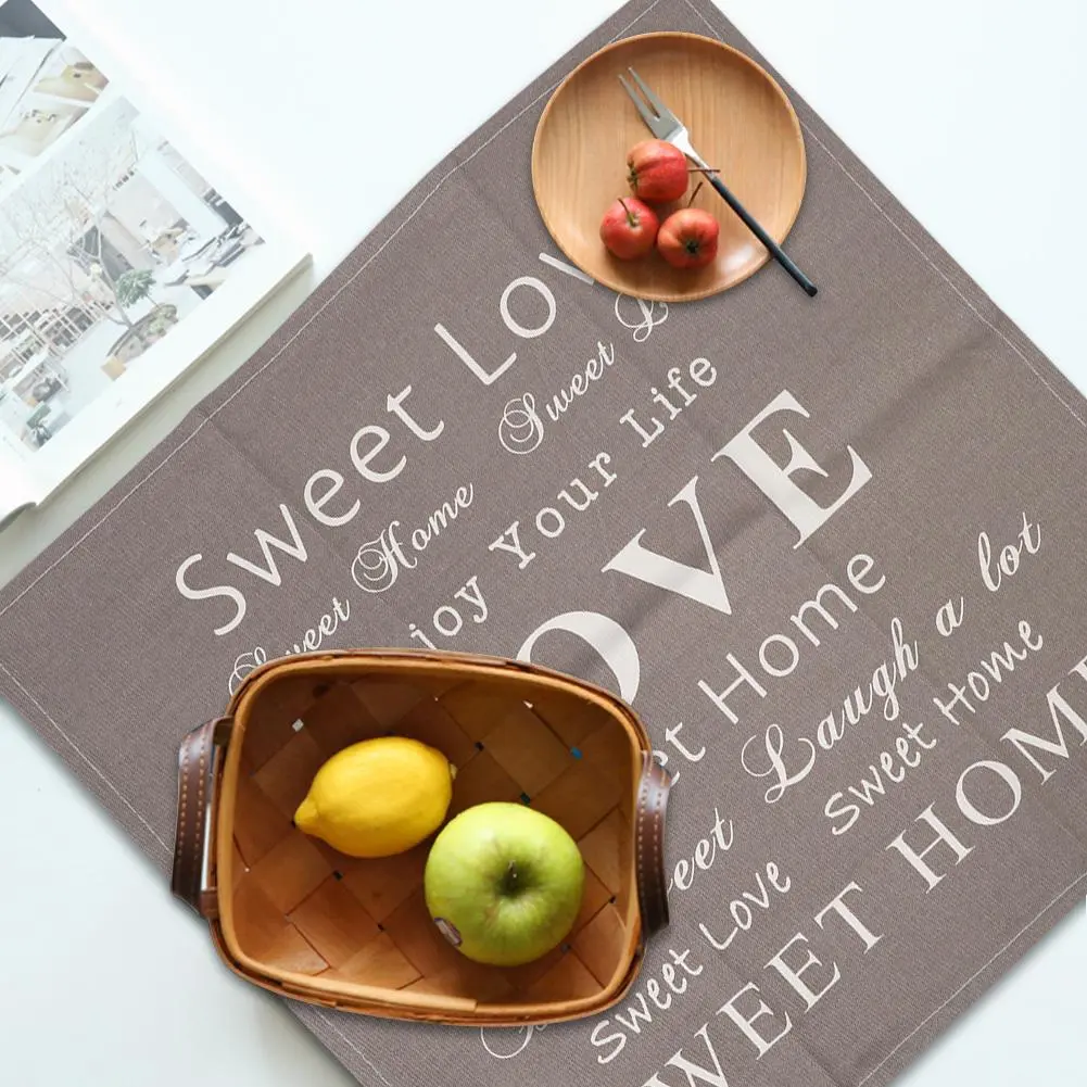 Soft Cotton Canvas Dinner Napkins Mats Reusable Napkins Durable Napkins for Kitchen Table
