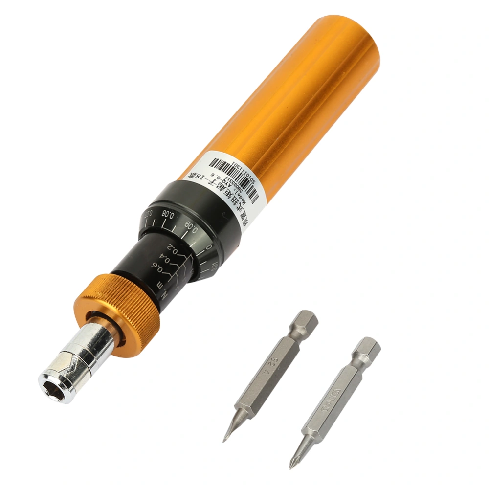 Alloy Steel Preset Type 0.1-0.6N.m Adjustable Torque Screwdriver Handheld Maintenance Tool