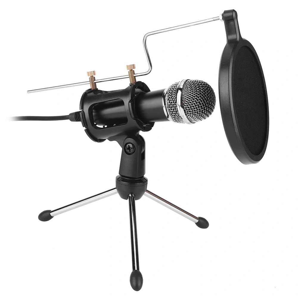 Condenser Microphone Studio Karaoke Recording Mic For Computer/Mobile Phone