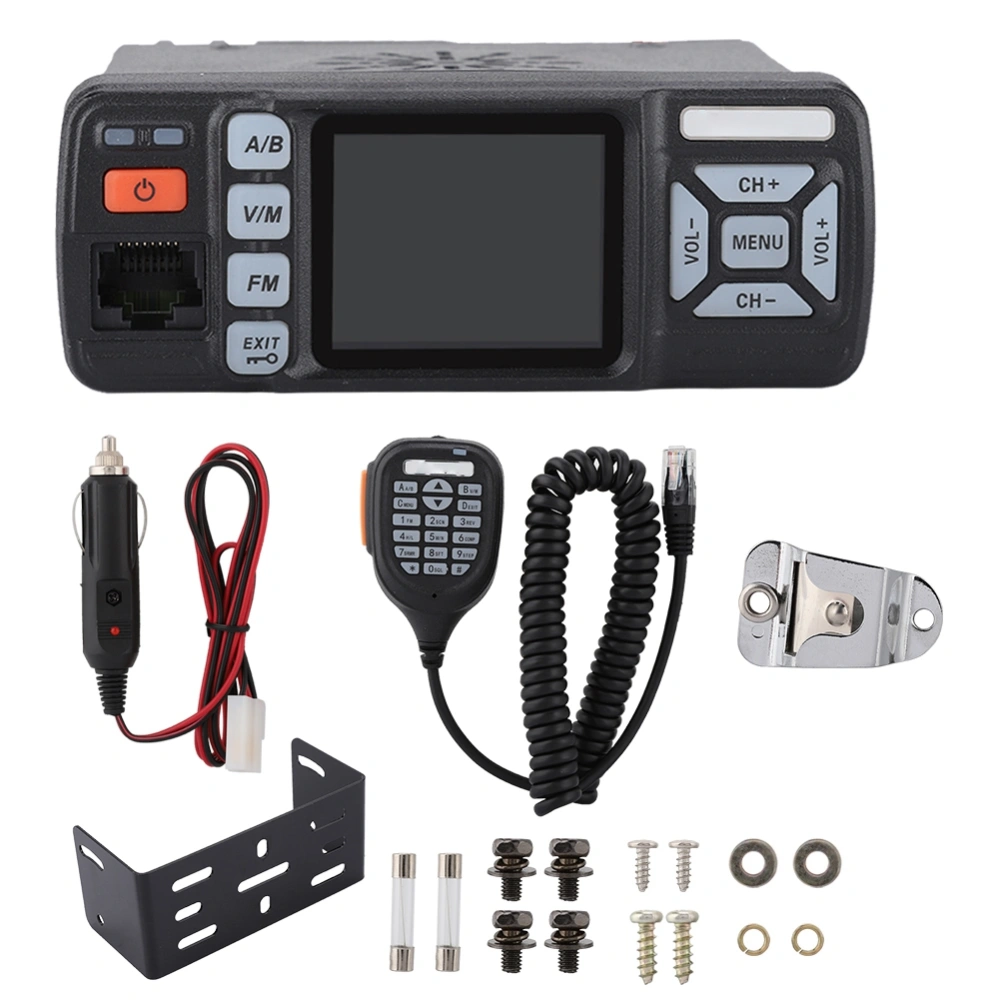 Mini Car Walkie Talkie Mobile Radio Dual band 400-470MHz For BAOJIE BJ-318