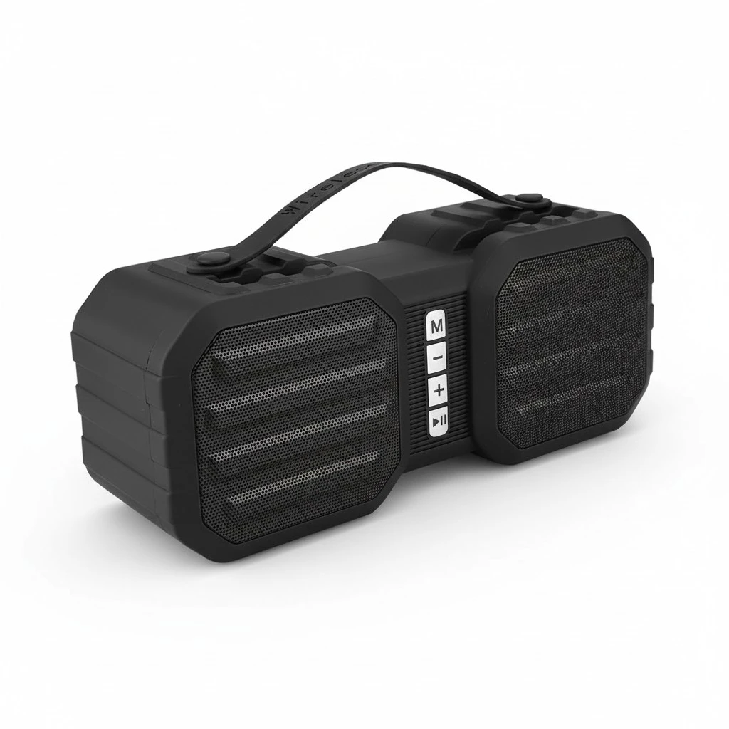 Portable Mobile Phone Holder Wireless Bluetooth Stereo Speaker Support U Disk TF card