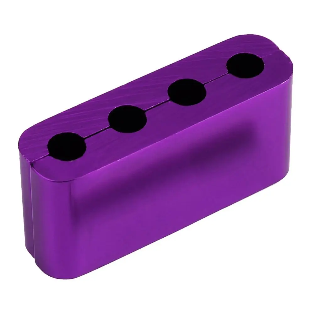 Universal Spark Plug Wire Separators Aluminum Wire Dividers (Purple)