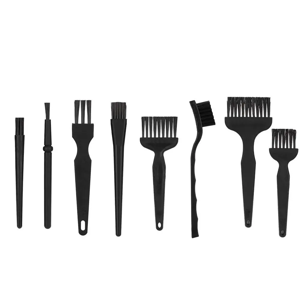Mobile Phone Computer Brush Repair Kit Portable Anti-static Cleaning Brush Black