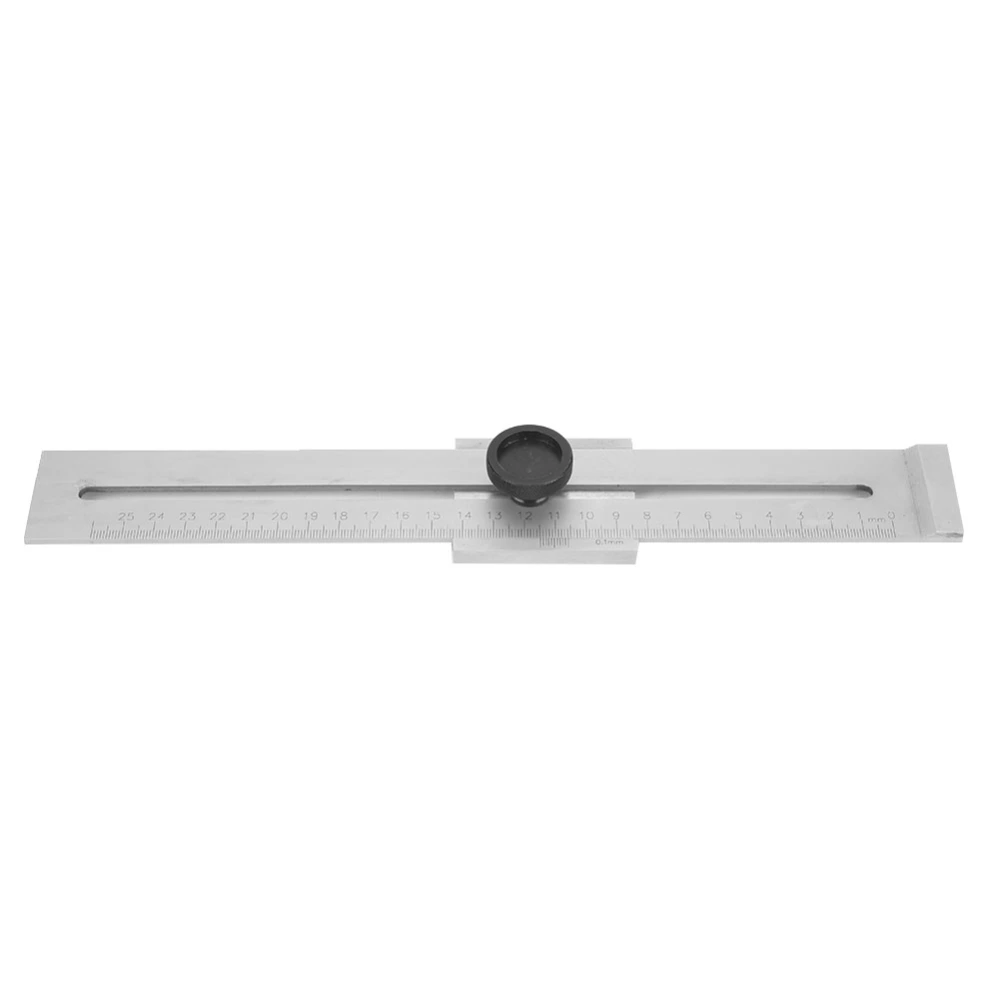 Carbon Steel Parallel Ruler Marker Gauge Precise Straight Ruler  (0~250mm)