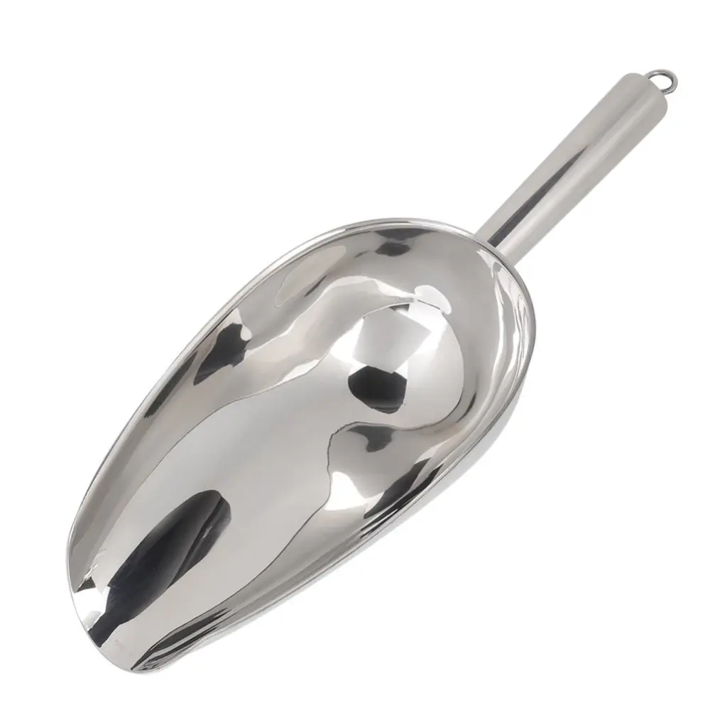 1PC Stainless Steel Multifunctional Ice Food Scoop Coffee Beans Dried Fruit Shovel(36oz)