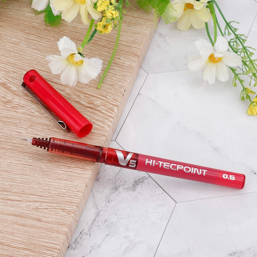 Waterproof Semi-permanent Tattoo Marker Pen Eyebrow Lip Tattoo Positioning Tool Red