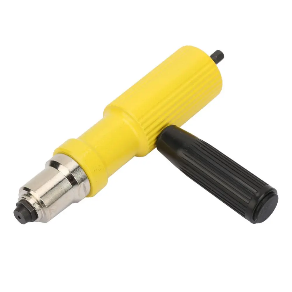 Electric Rivet Nut Gun Adaptor Drill Adapter Cordless Riveting Tool Insert Nuts Connector Head