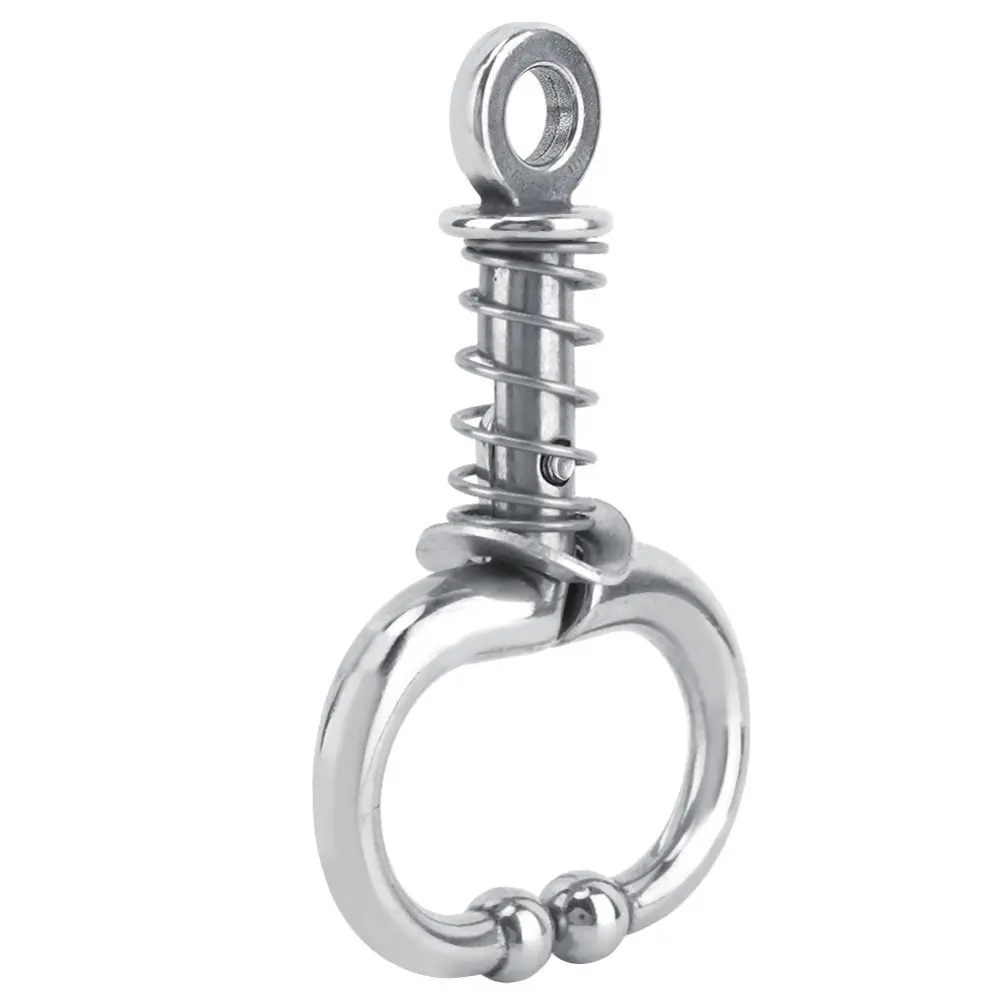 Stainless Steel Bull Cow Cattle Nose Ring Husbandry Accessory(Spring Nose Pliers)