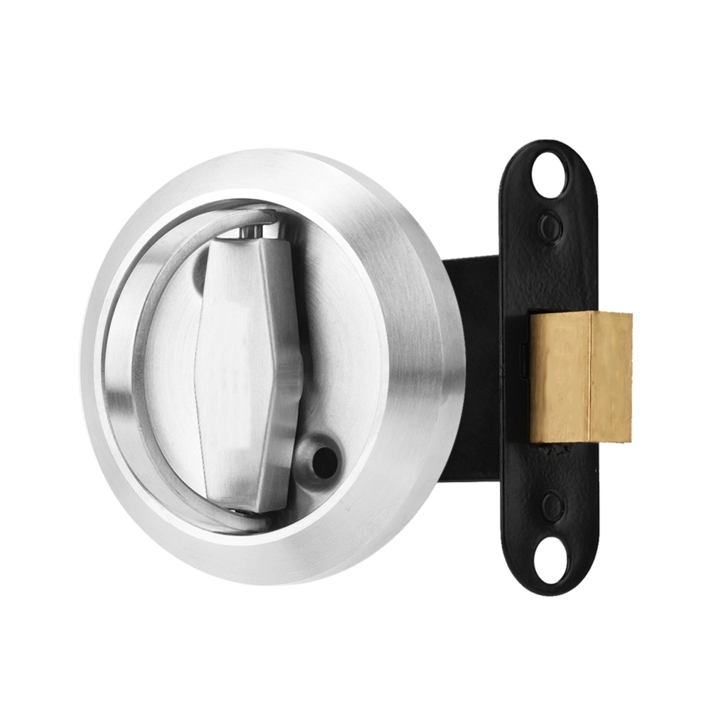 Stainless Steel Door Handle Lock Knob Indoor Single Tongue Lock