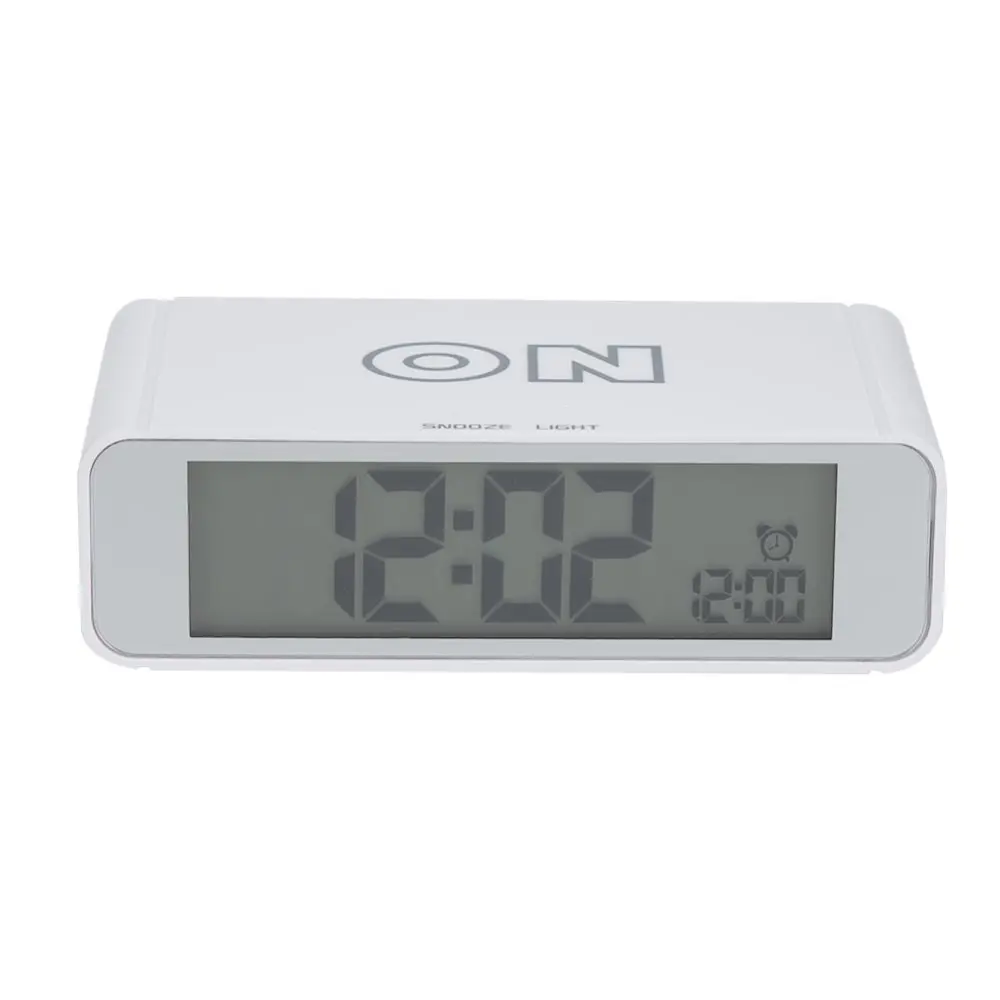 Digital Alarm Clock LCD Display Bedside Clock with Intelligent Light Control Function