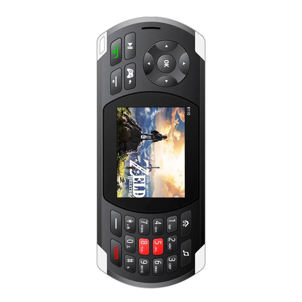KECHAODA K110 2.8inch SC6531E 32MB 2600mAh Support 32G Game Phone 84 EU100-240V Black