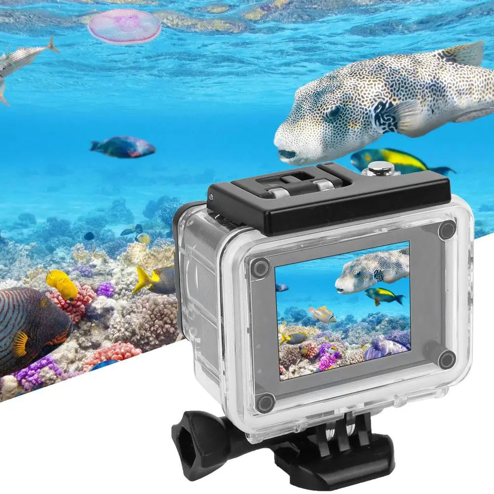 JS4004 Outdoor Diving Camera 720P Waterproof Camera Recording Aerial Photography Black