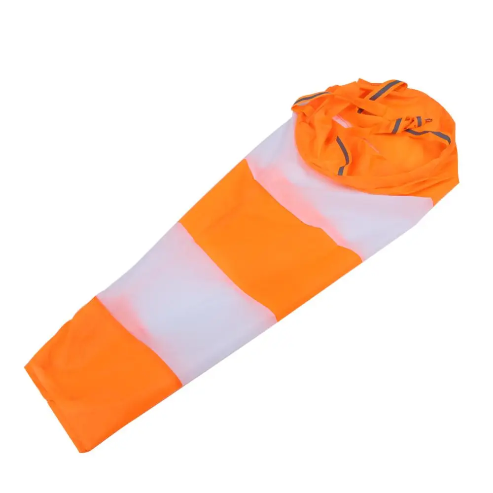 Nylon Airport Windsock Rip-stop Outdoor Wind Measurement Sock Bag with Reflective Belt (1m)