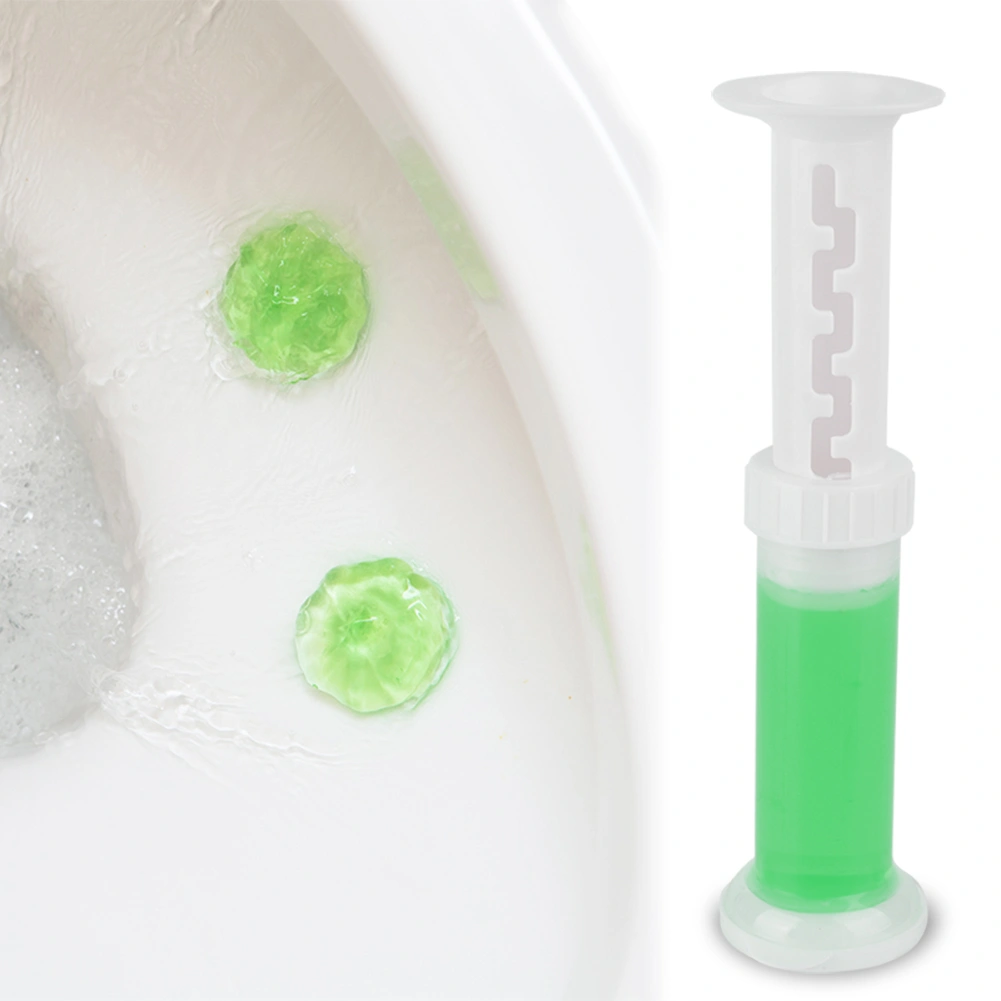 Needle Push Type Toilet Cleaner Cleaning Fragrance Gel Detergent (Green Lavender Scent)