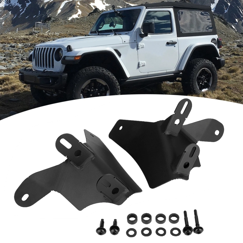 2Pcs Dual LED Cube Light Mounting Brackets Fit for Jeep Wrangler JL 2018-2019