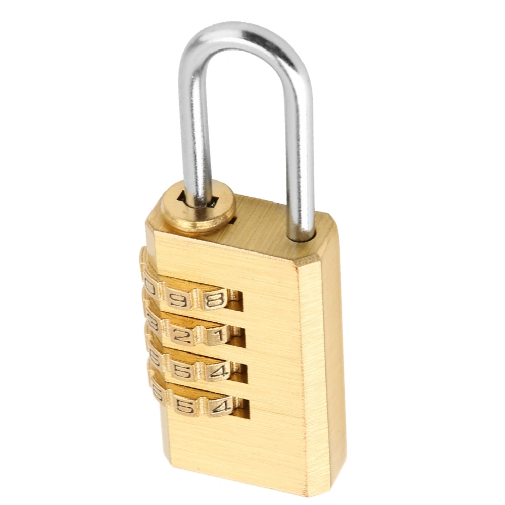 Luggage Padlock Resettable Digital lock Mini 4 Digits Number Password Copper Code Lock