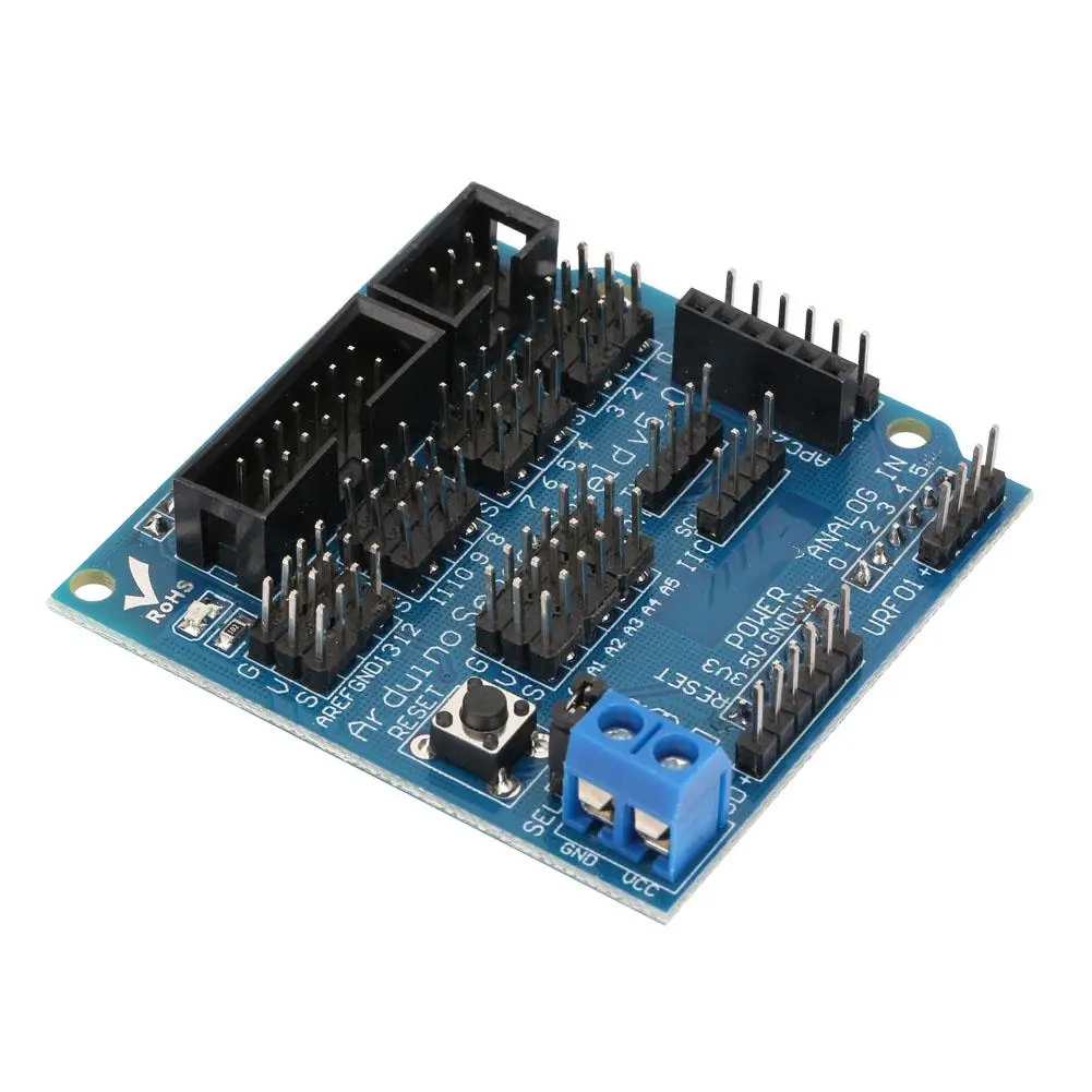 Sensor Shield V5.0 Expansion Board Module For Arduino UNO R3