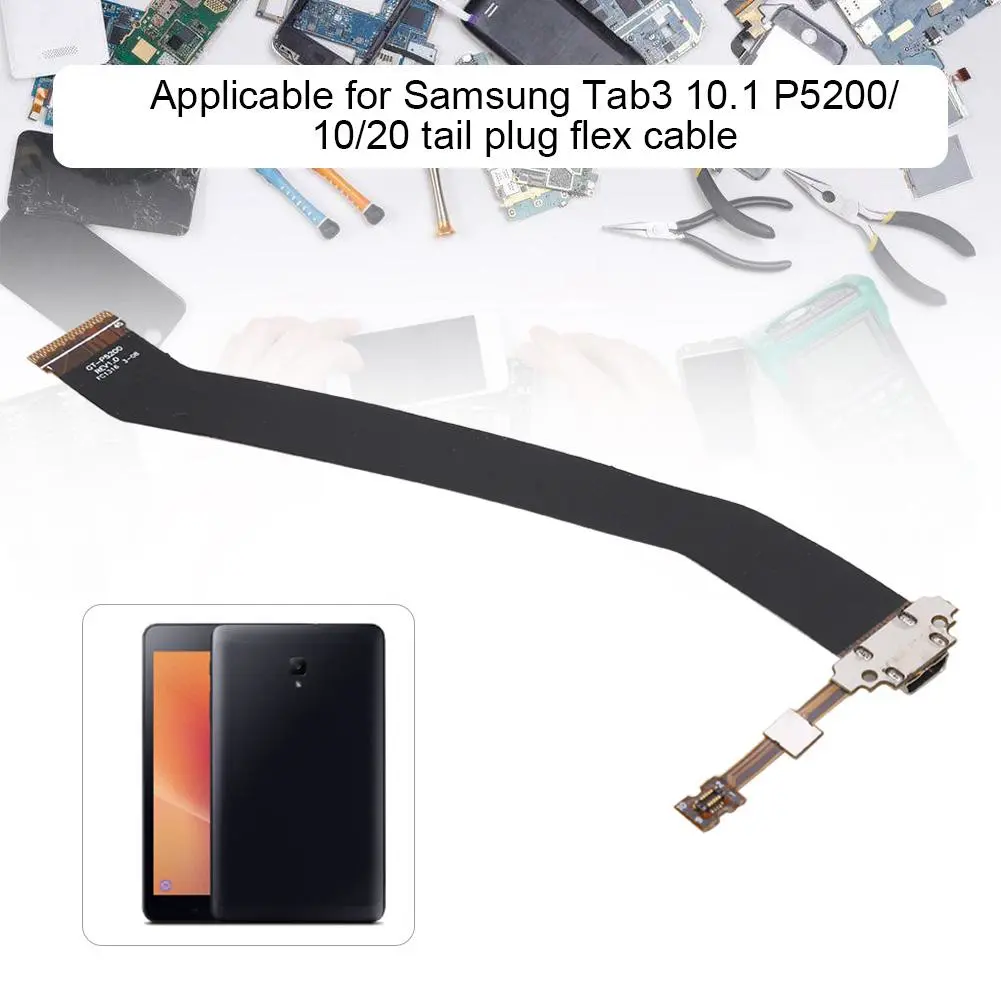 USB Charging Connector Port Flex Cable for Samsung Tab3 10.1 P5200/10/20