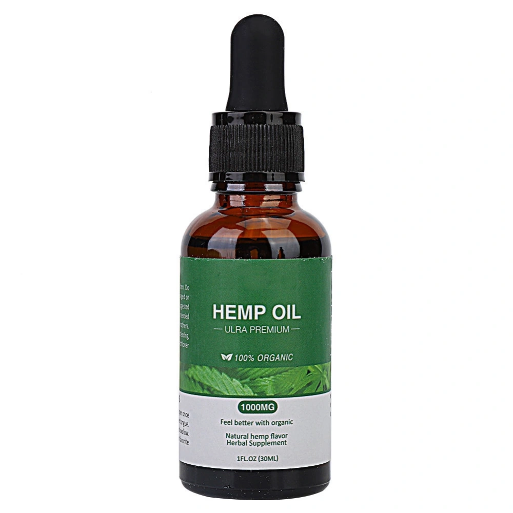 Edible Hemp-seed Essential Oil Pain Relief Sleep Improvement Oil 30ml / 1000mg