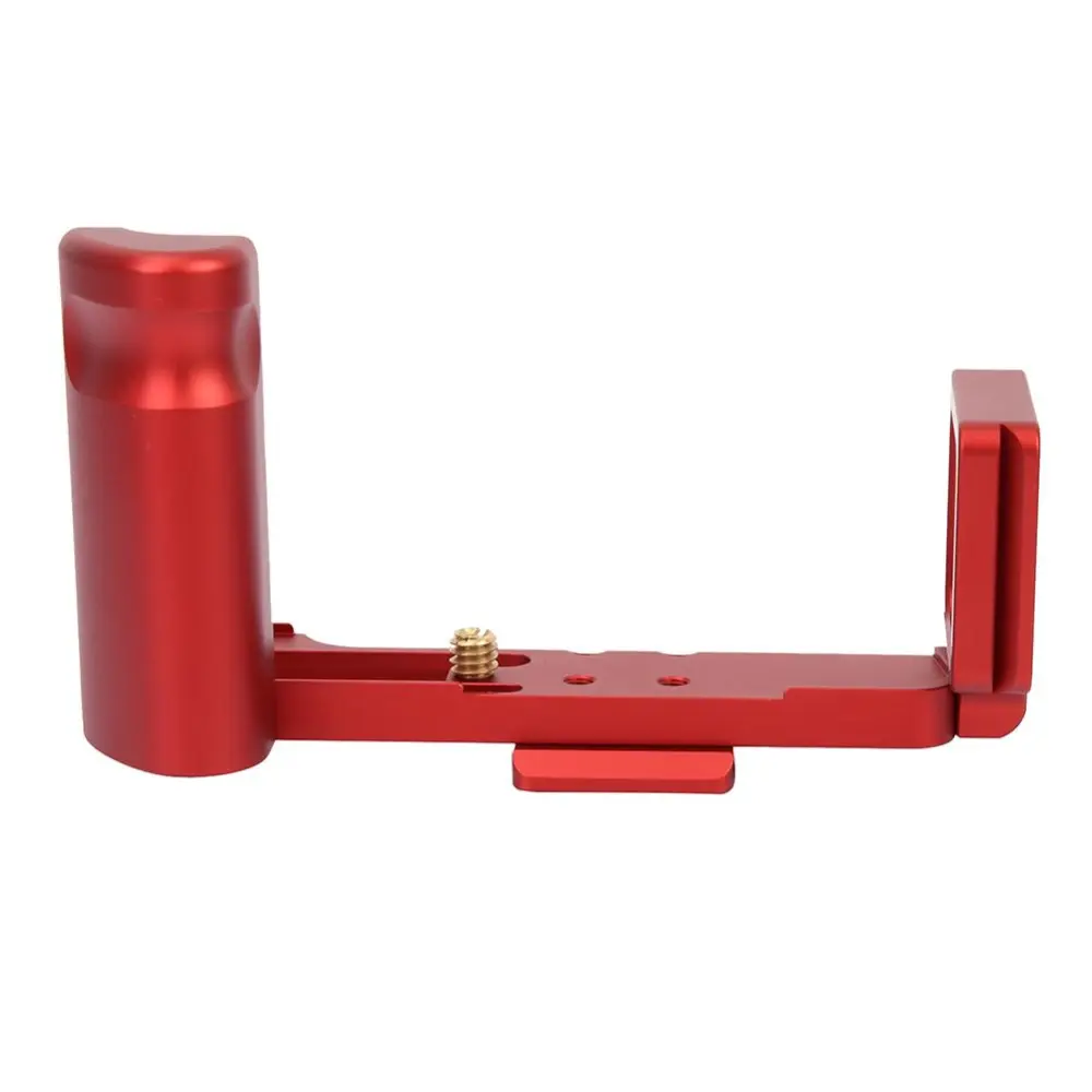 Quick Release Plate Vertical L-Shaped Bracket Grip Holder for SONY RX100/II/III/IV/V/VI(red)