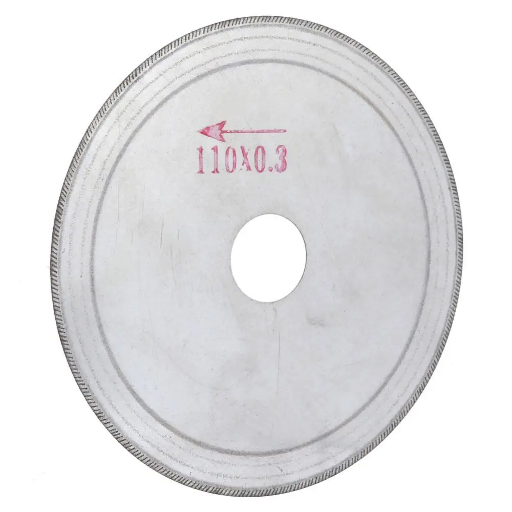 10pcs Ultra-thin Diamond Saw Cutting Blade Disc Cutter for Crystal Glass (110*20*0.3mm)