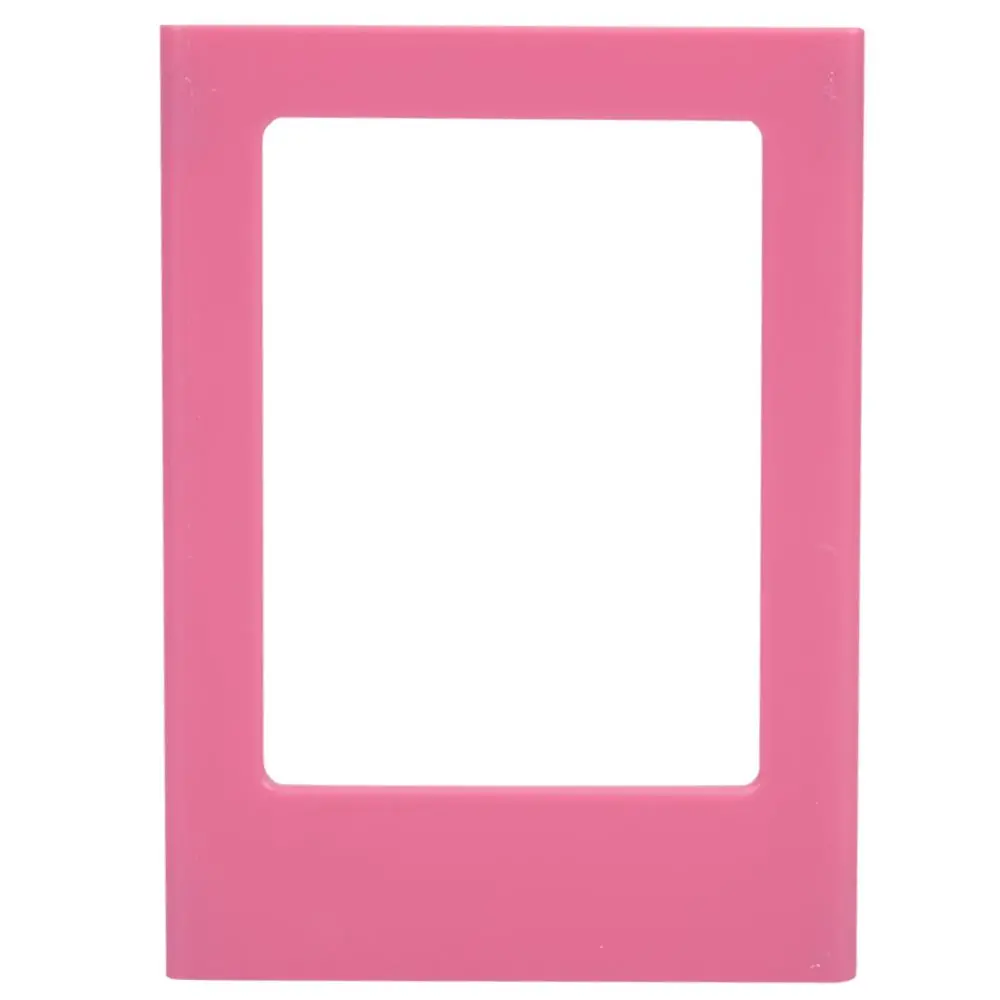 Magnetic Plastic Mini Photo Frame Refrigerator Magnet for Polaroid mini 3 Inch Photos (pink)