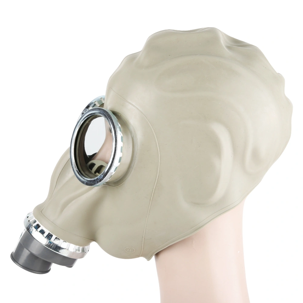 Natural Rubber Military Gas Mask Full Face Protective Respirator without Canister