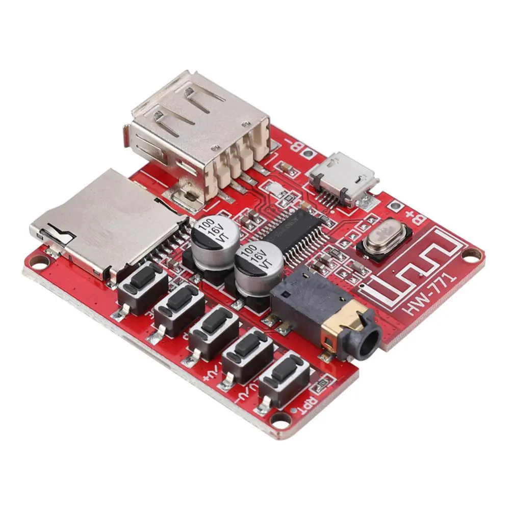 Power Amplifier Audio Receiver Module Car Motherboard Speaker Bluetooth MP3 Stereo Board