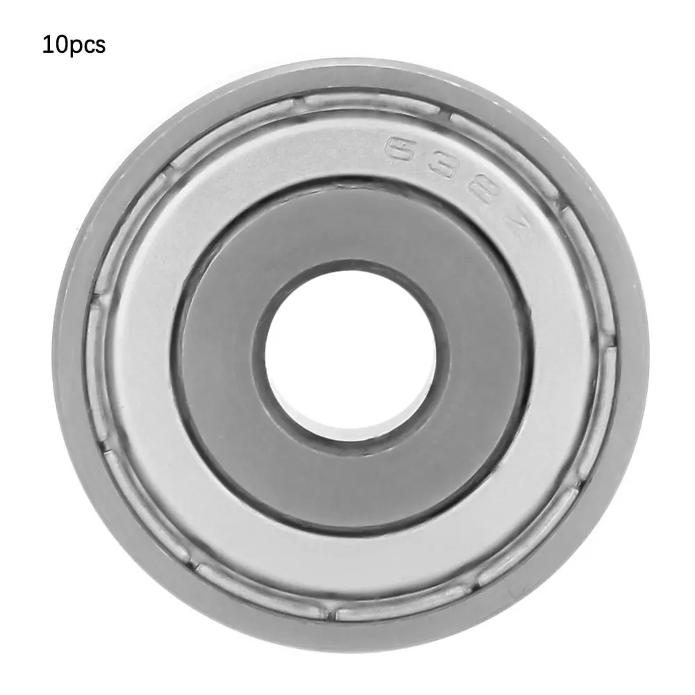 10Pcs Double-Sided Seal Bearing Steel Deep Groove Pulley Wheel Ball Bearing 638-ZZ