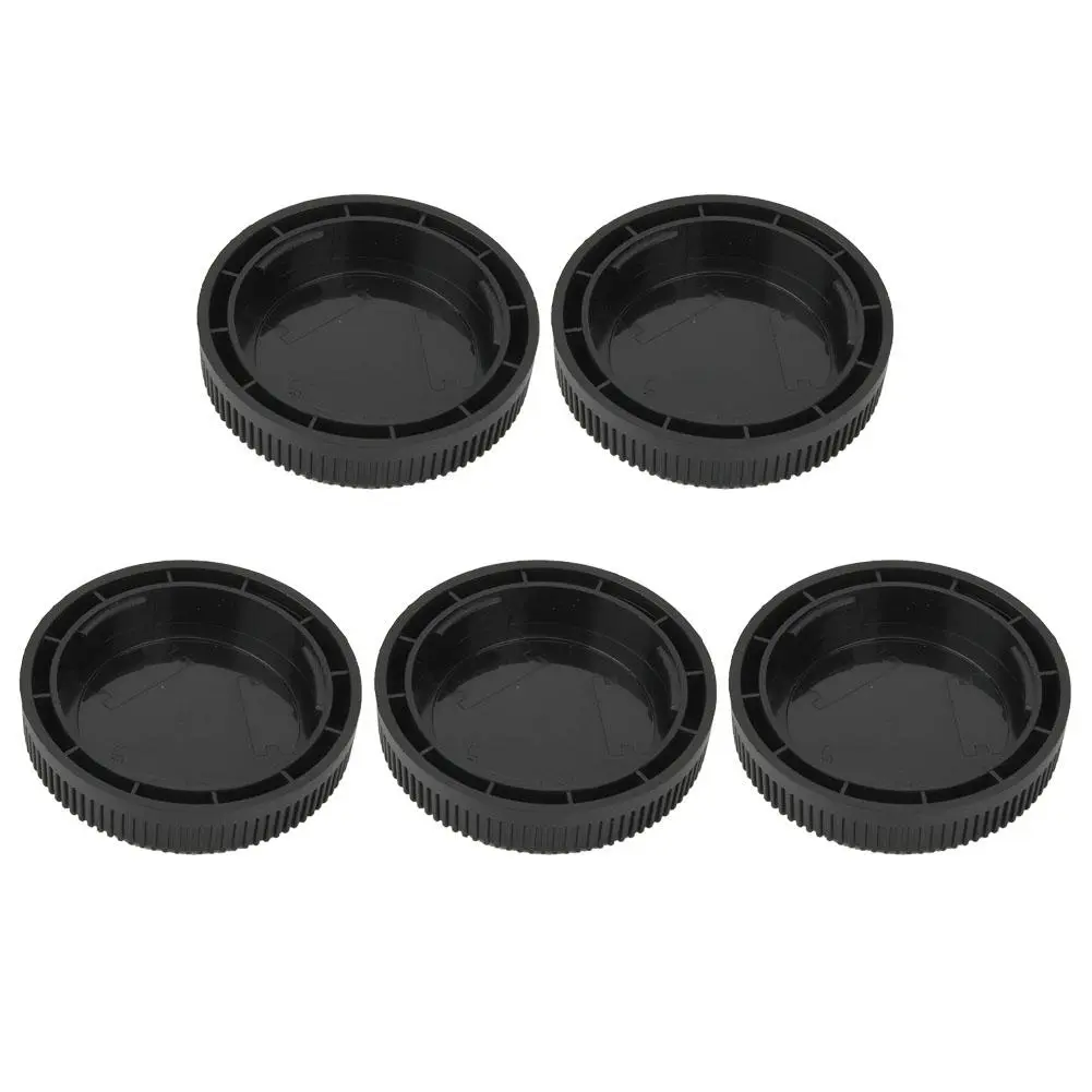 5Pcs Durable Plastic Rear Lens Cap Protective Cover Fits for M4/3 Mount Camera